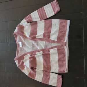 Striped Light Weight Cardigan